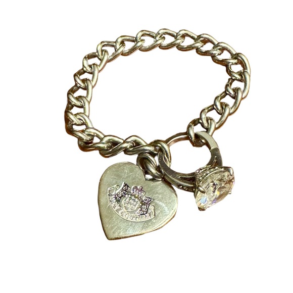 Juicy Couture Bracelet with Heart and Engagement Ring Charms - Picture 5 of 16